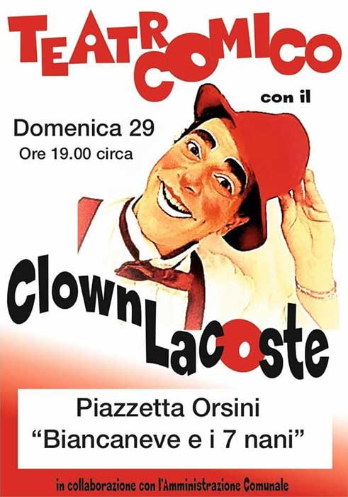 Featured image for “Teatro Comico con il Clown Lacoste”