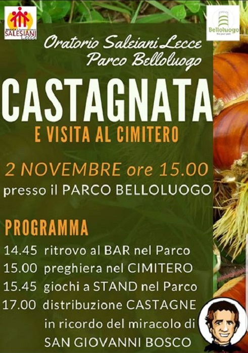 castagnata nel parco