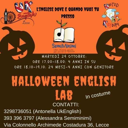 Featured image for “Halloween English Lab”
