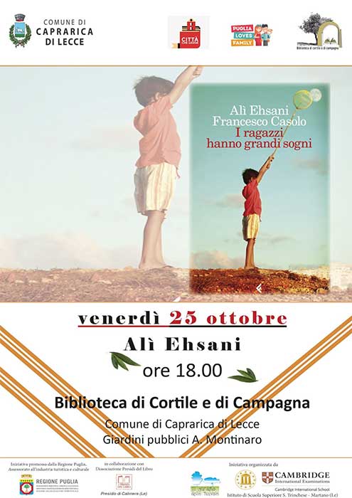 Featured image for “Alì Ehsani, in Biblioteca con l’autore”