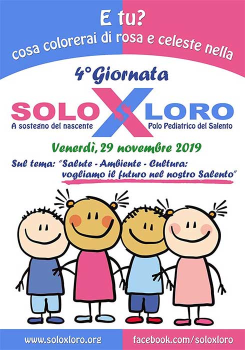 Featured image for “4a Giornata SOLO x LORO – Coloriamo tutto di rosa e celeste”