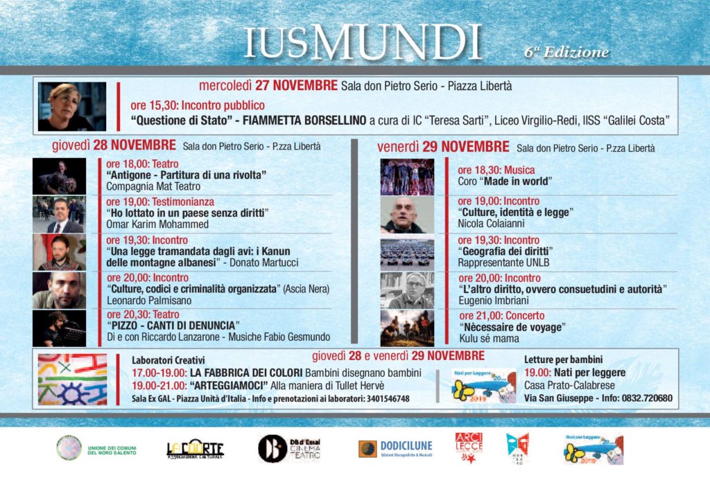 programma mundi 2019 completo