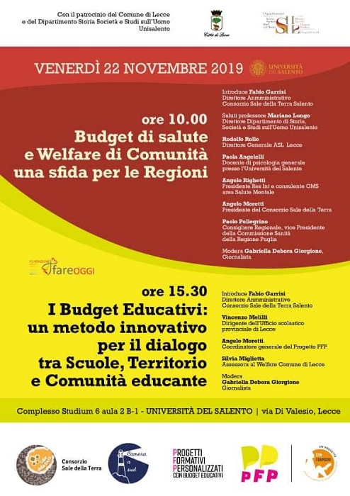 Featured image for “Dai Budget di Salute a quelli Educativi: Convegno a Lecce”