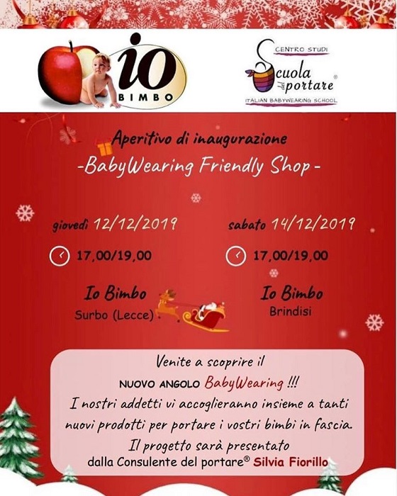 Featured image for “Inaugurazione ““babywearing friendly shop””
