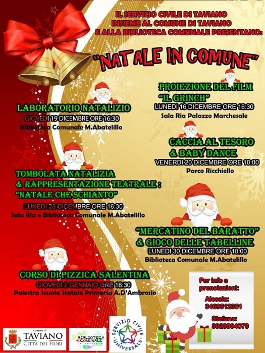 Featured image for “Servizio civile Taviano – Natale in comune”