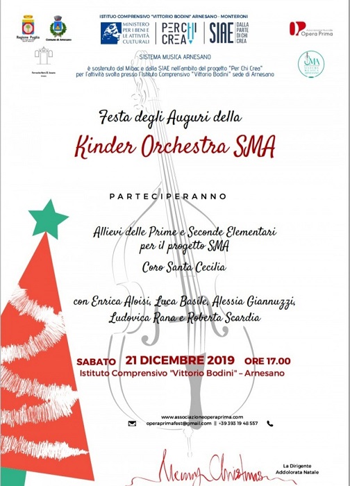 Featured image for “Festa degli auguri – Kinder Osrchestra SMA”