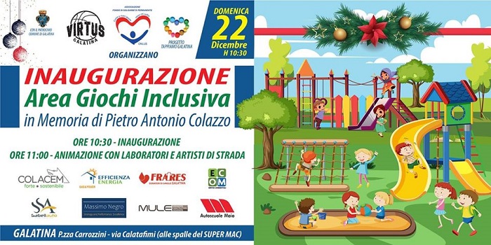 Featured image for “Inaugurazione Area Giochi Inclusiva Galatina”