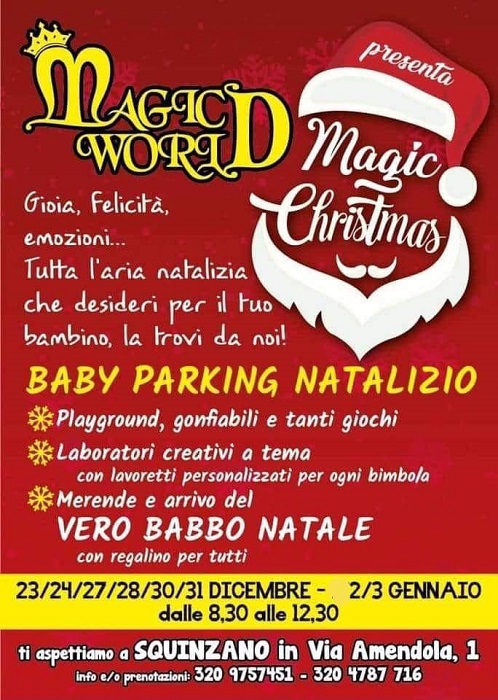 Featured image for “Magic Christmas – Baby Parking Natalizio”