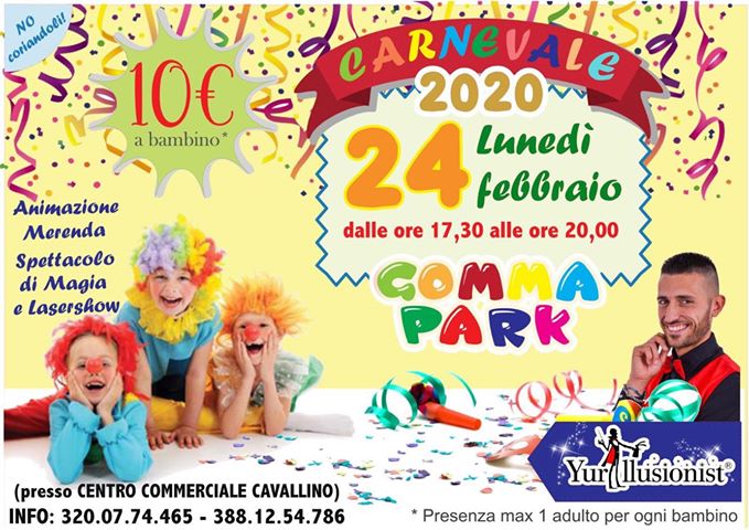 Featured image for “Carnevale al Gomma Park”