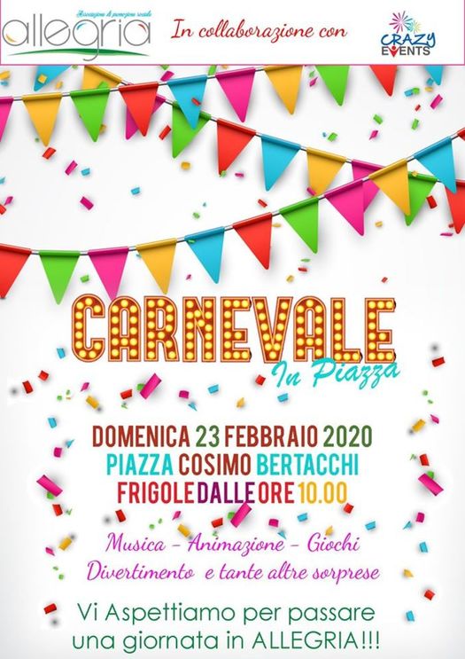 Featured image for “Festa di Carnevale – Frigole”