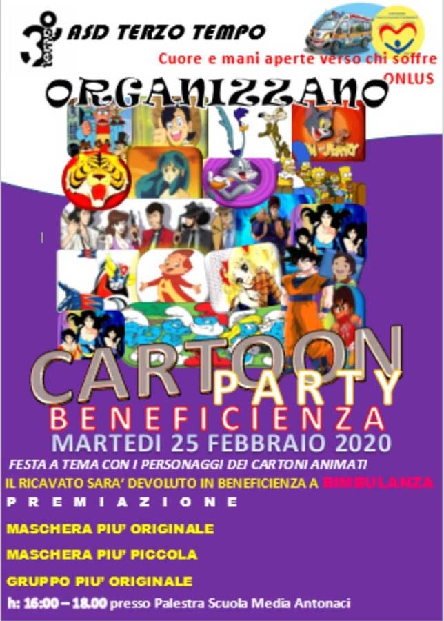 Featured image for “Cartoon party di beneficenza”