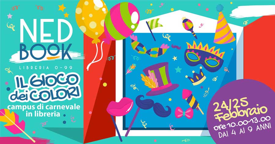 Featured image for “Campus di carnevale in libreria – Il gioco dei colori”