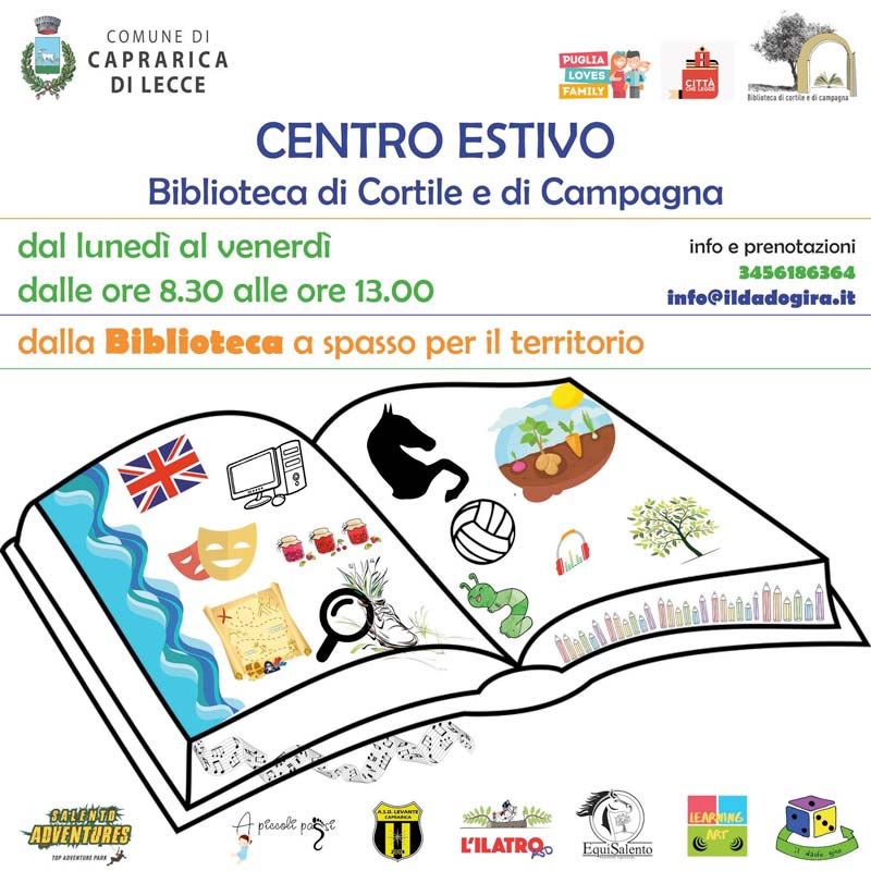 Featured image for “Campus estivo dalla Biblioteca a spasso per il territorio”