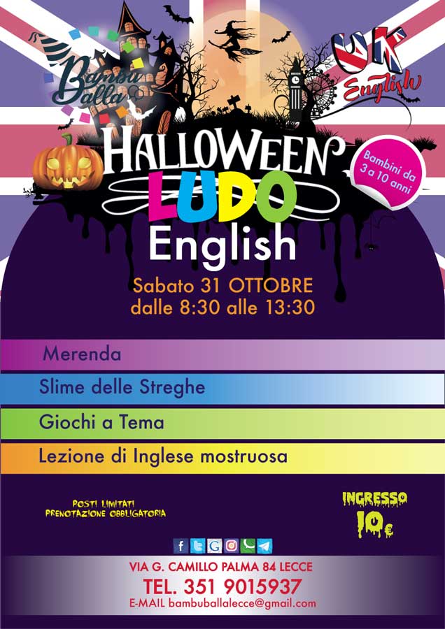 Featured image for “EVENTO ANNULLATO Halloween Ludo English”