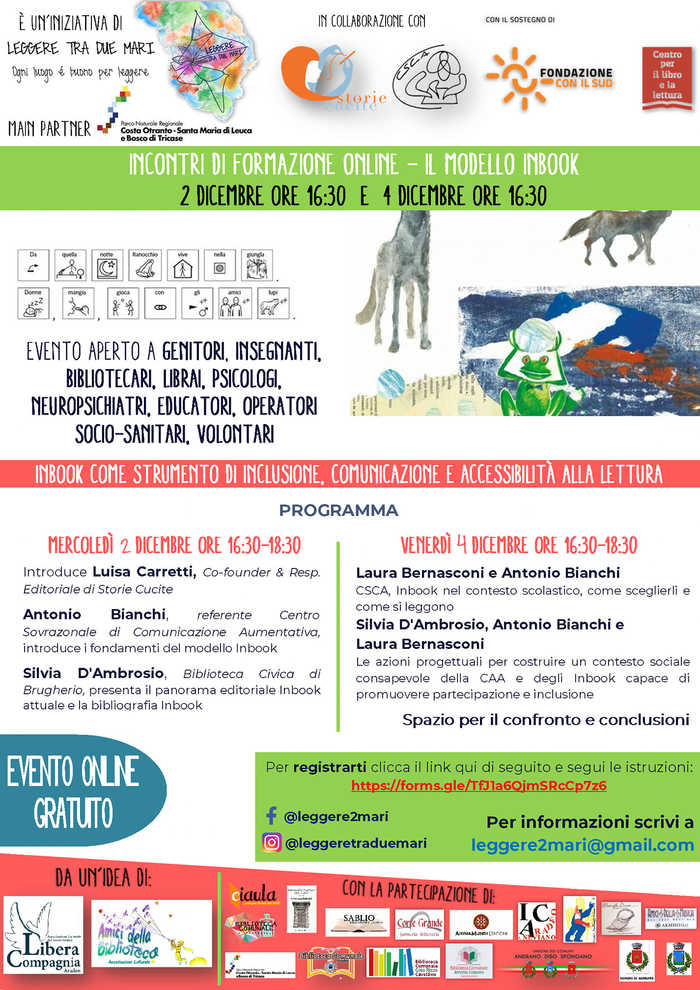 Featured image for “Incontri di formazione online – Il modello INBOOK”