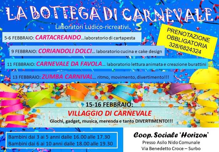 Featured image for “La bottega di Carnevale”