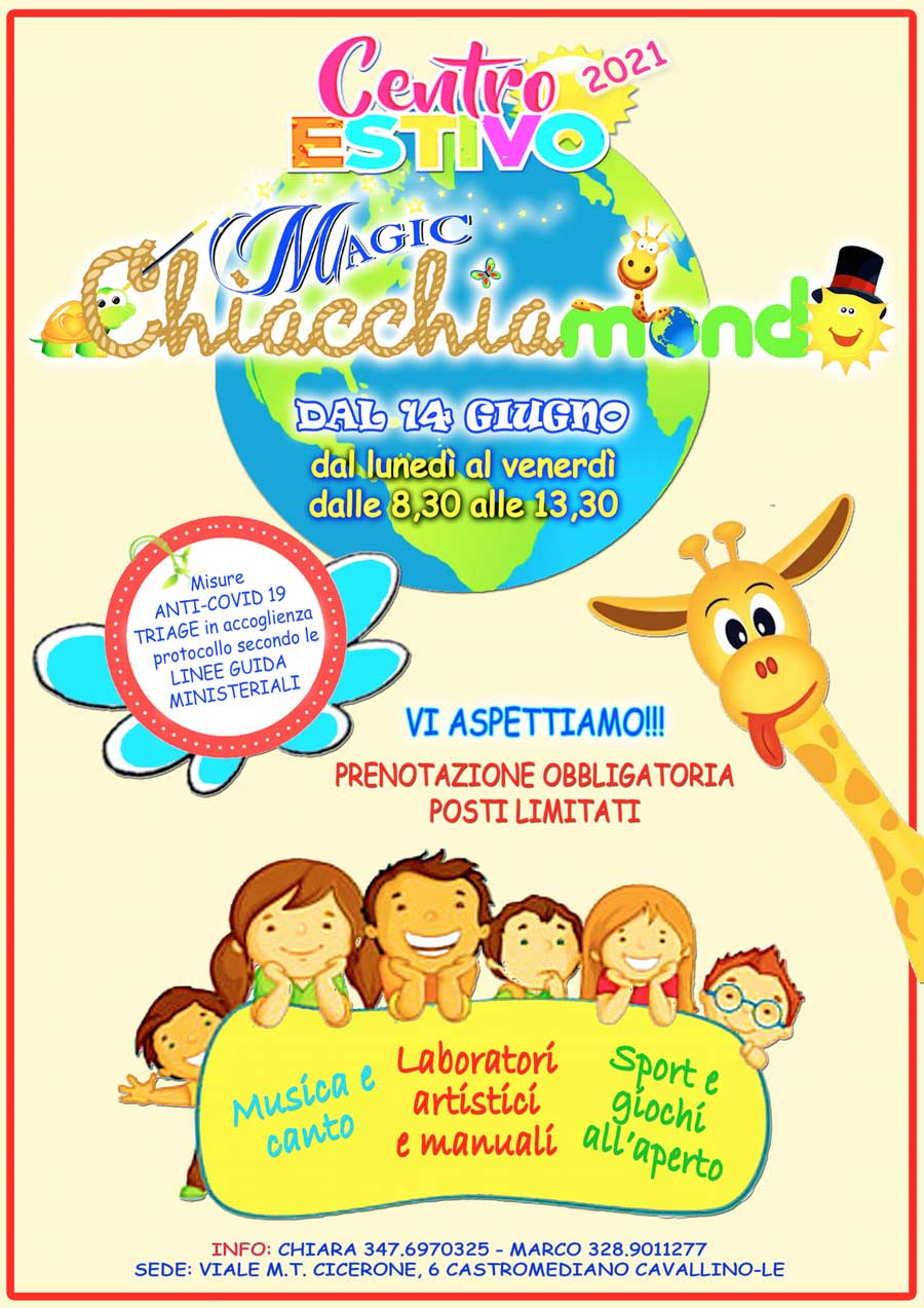 Featured image for “Centro estivo Magic Chiacchiamondo”