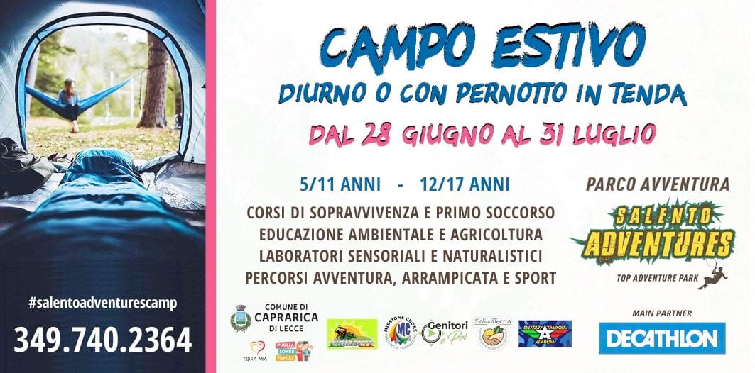 Featured image for “SALENTO ADVENTURES CAMP”