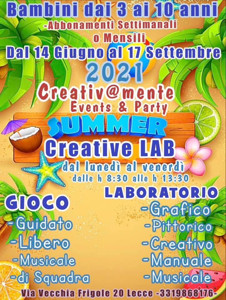 Featured image for “SUMMER CREATIVE LAB”