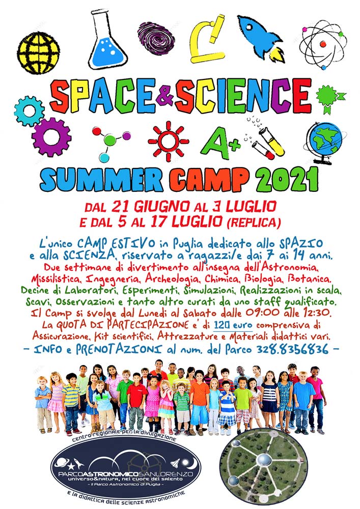Featured image for “SPACE&SCIENCE SUMMER CAMP 2021”