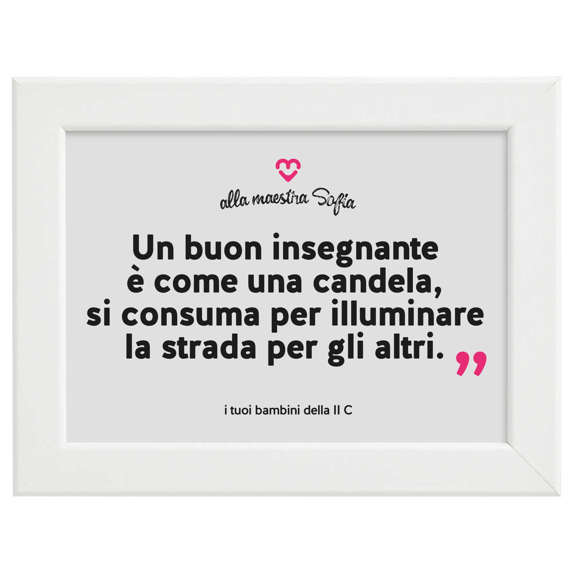 Featured image for “Quadretto "l'insegnante è una candela"”