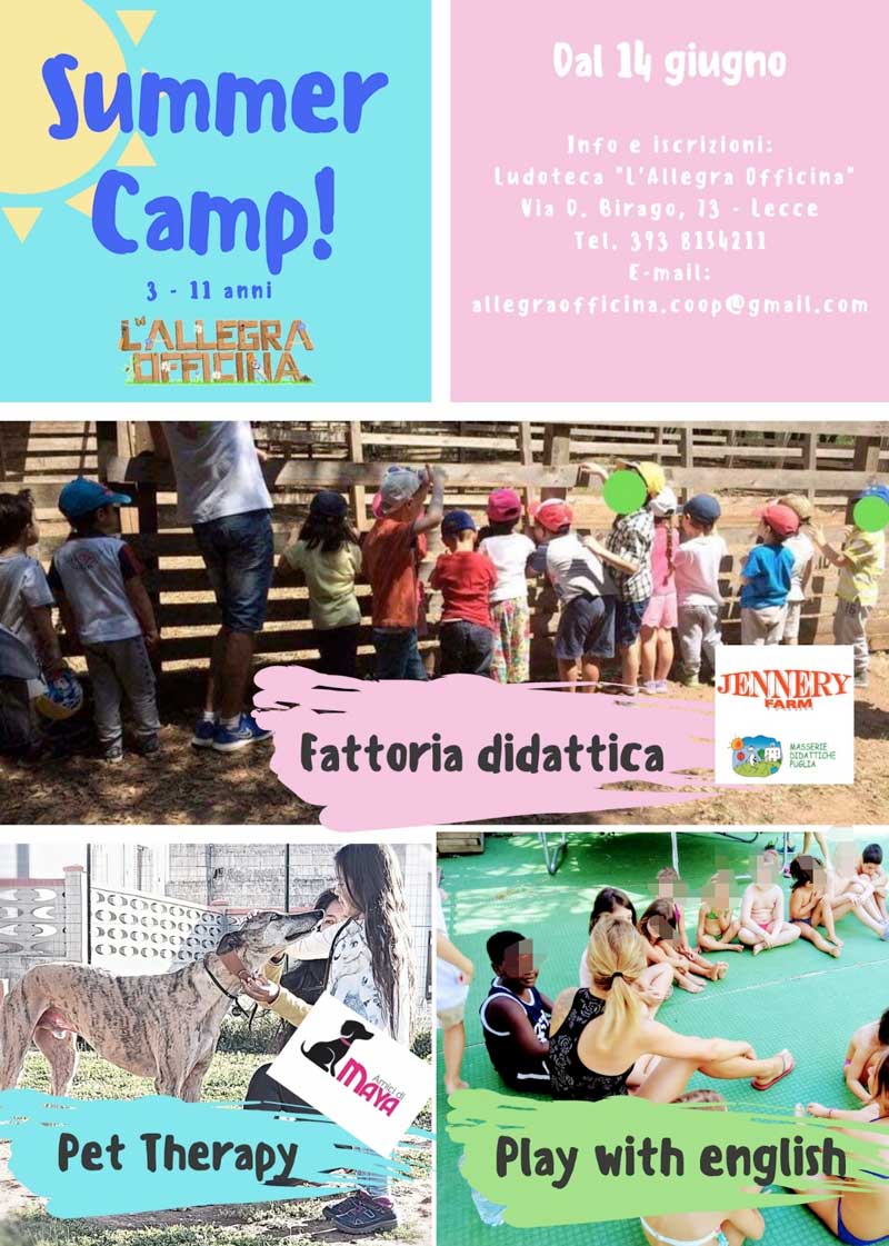 Featured image for “Summer Camp L’Allegra Officina”