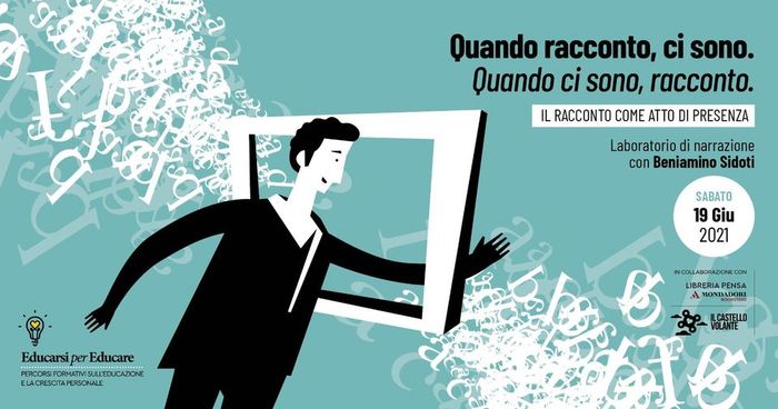 Featured image for “Laboratorio di scrittura e narrazione con BENIAMINO SIDOTI”