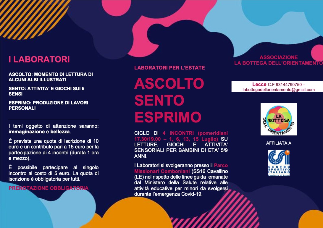 Featured image for “Ascolto sento esprimo”