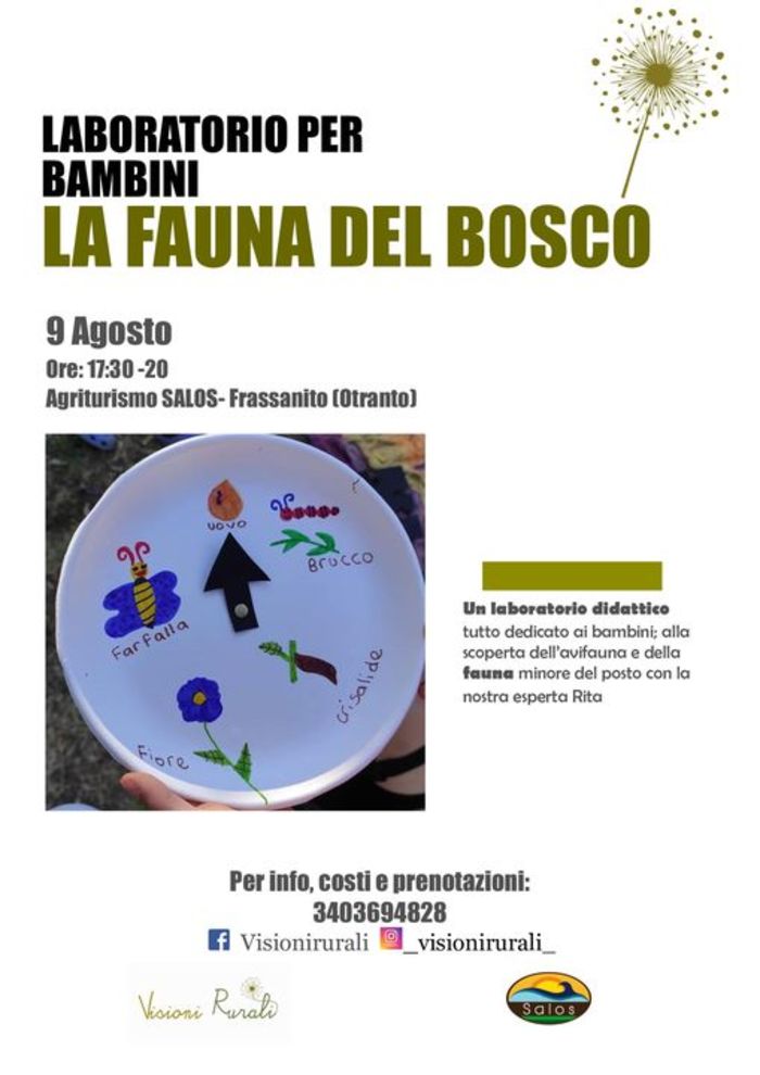 Featured image for “La fauna del bosco – laboratorio per bambini”