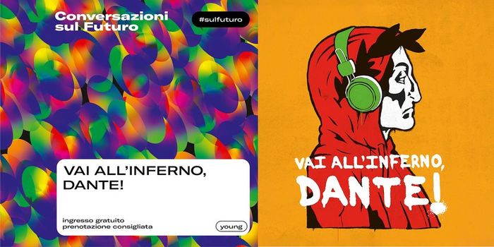 profilo di dante alighieri con cuffie
