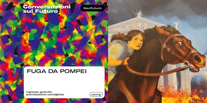 ragazza in fuga su cavallo