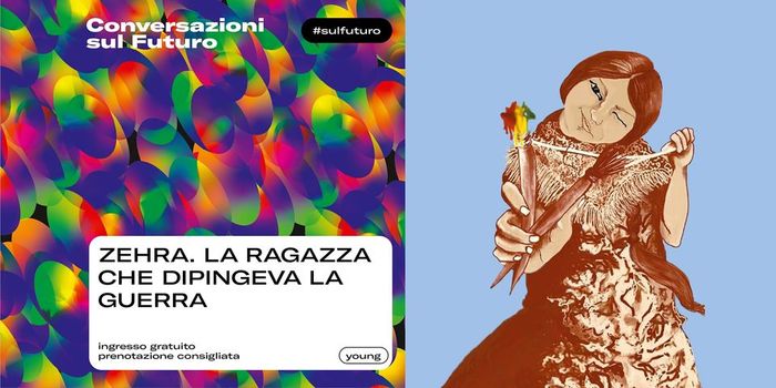 ragazza con pennelli in mano