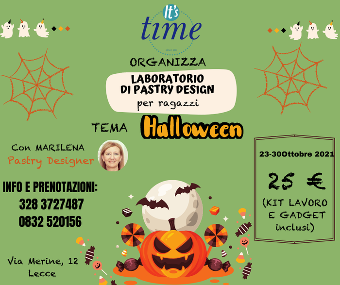 Featured image for “Laboratorio di Pastry Design – Halloween”