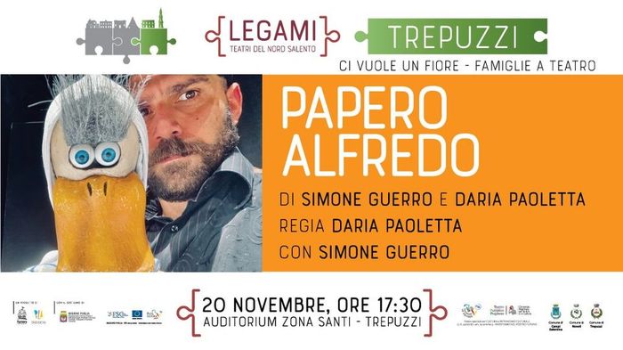Featured image for “Papero Alfredo – Ci vuole un fiore – famiglie a teatro”