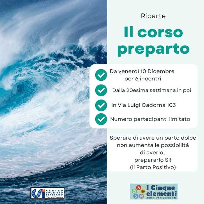 Featured image for “Corso Preparto”