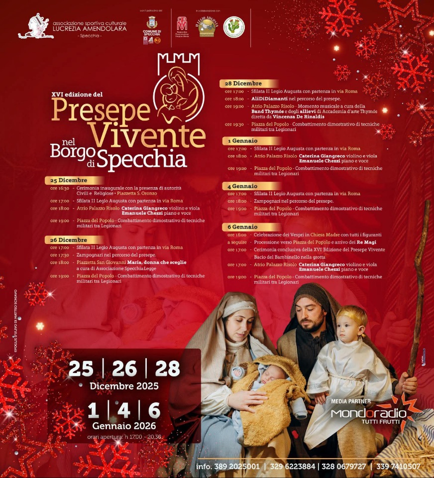 Featured image for “Presepe Vivente nel Borgo di Specchia”
