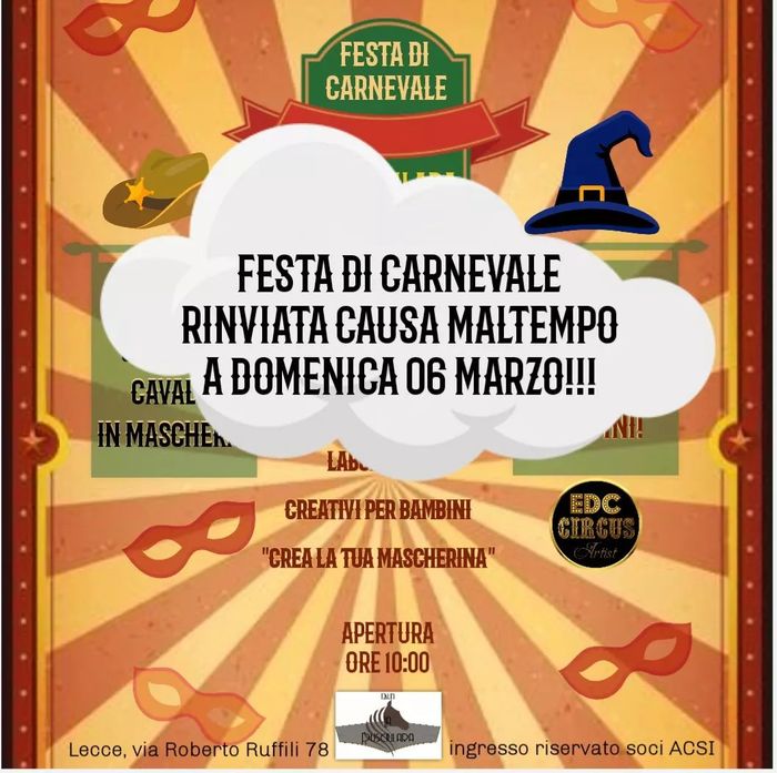 Featured image for “Festa di Carnevale 2022 alla Rusciulara”