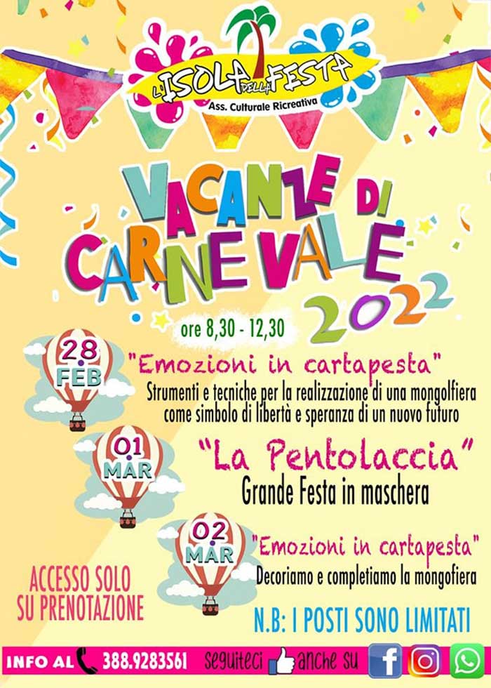 festoni di carnevale