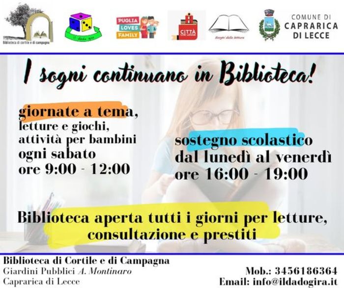 Featured image for “I sogni continuano in biblioteca”