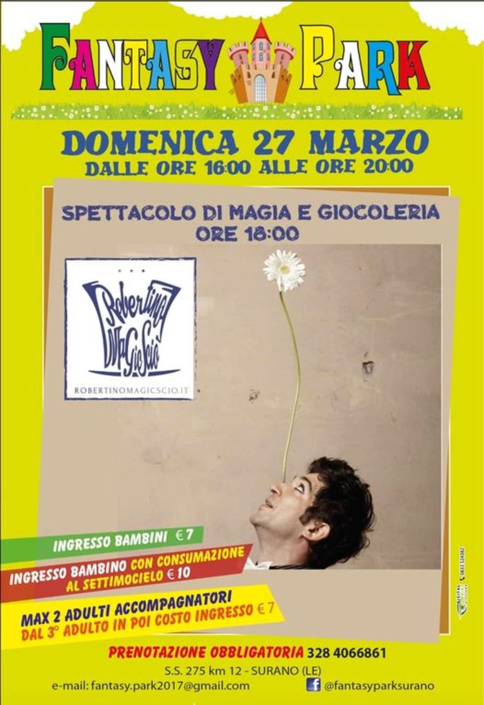 Featured image for “Le domeniche al Fantasy Park”