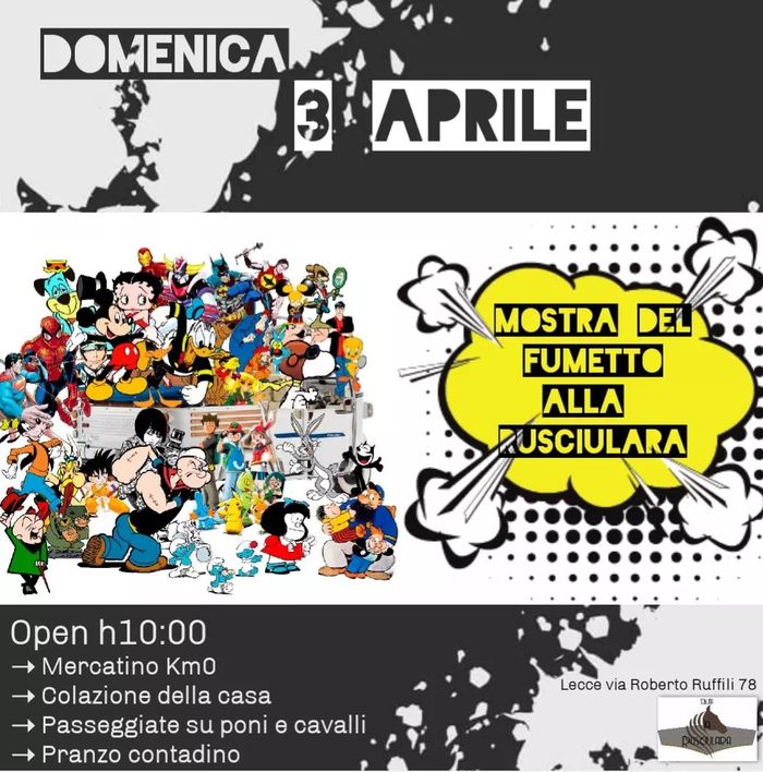 Featured image for “Mostra del fumetto alla Rusciulara”