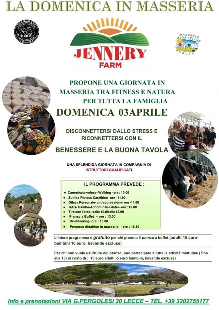 Featured image for “La domenica in masseria – benessere e buona tavola”