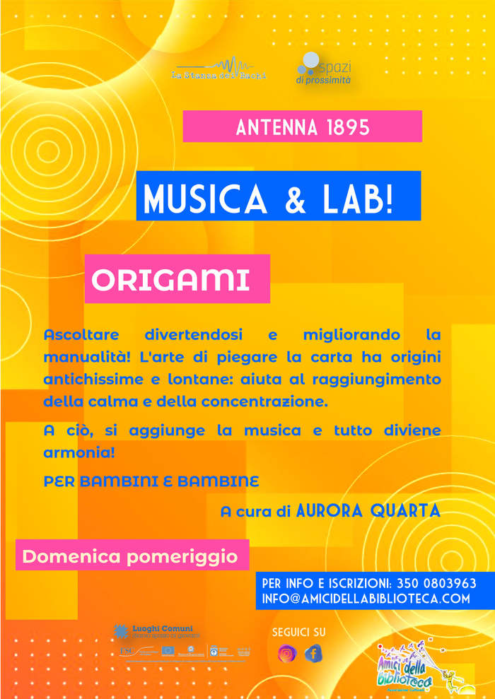 Featured image for “La primavera – Musica&Lab – origami”