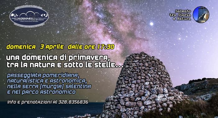 Featured image for “Una domenica di primavera, tra la natura sotto le stelle”
