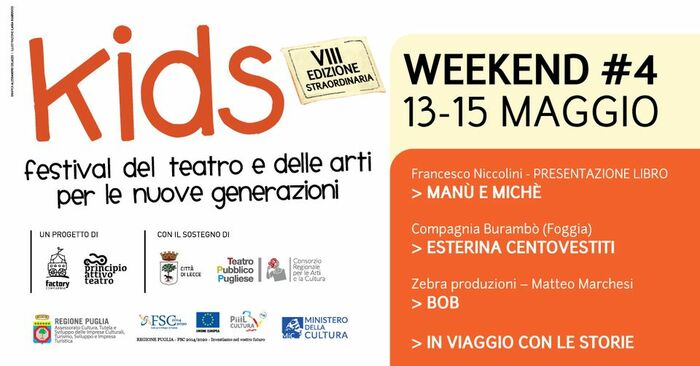 Featured image for “Festival Kids – Edizione straordinaria – weekend #4”