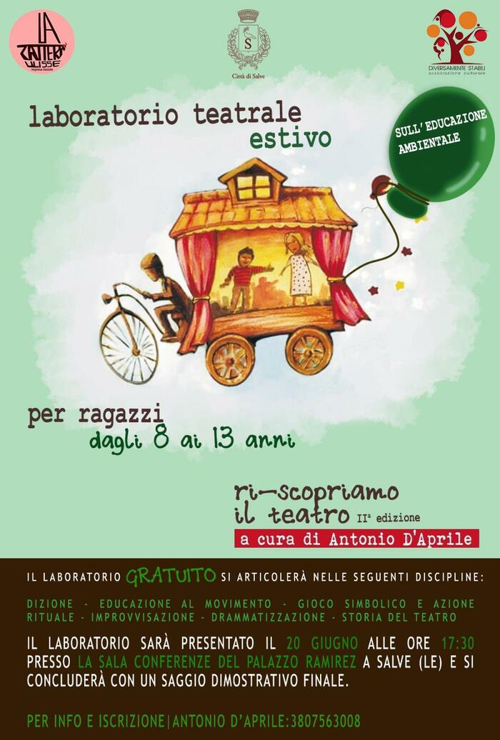 Featured image for “Laboratorio teatrale estivo”