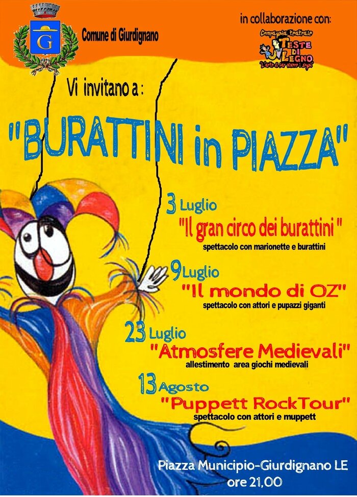 Featured image for “Burattini in piazza”