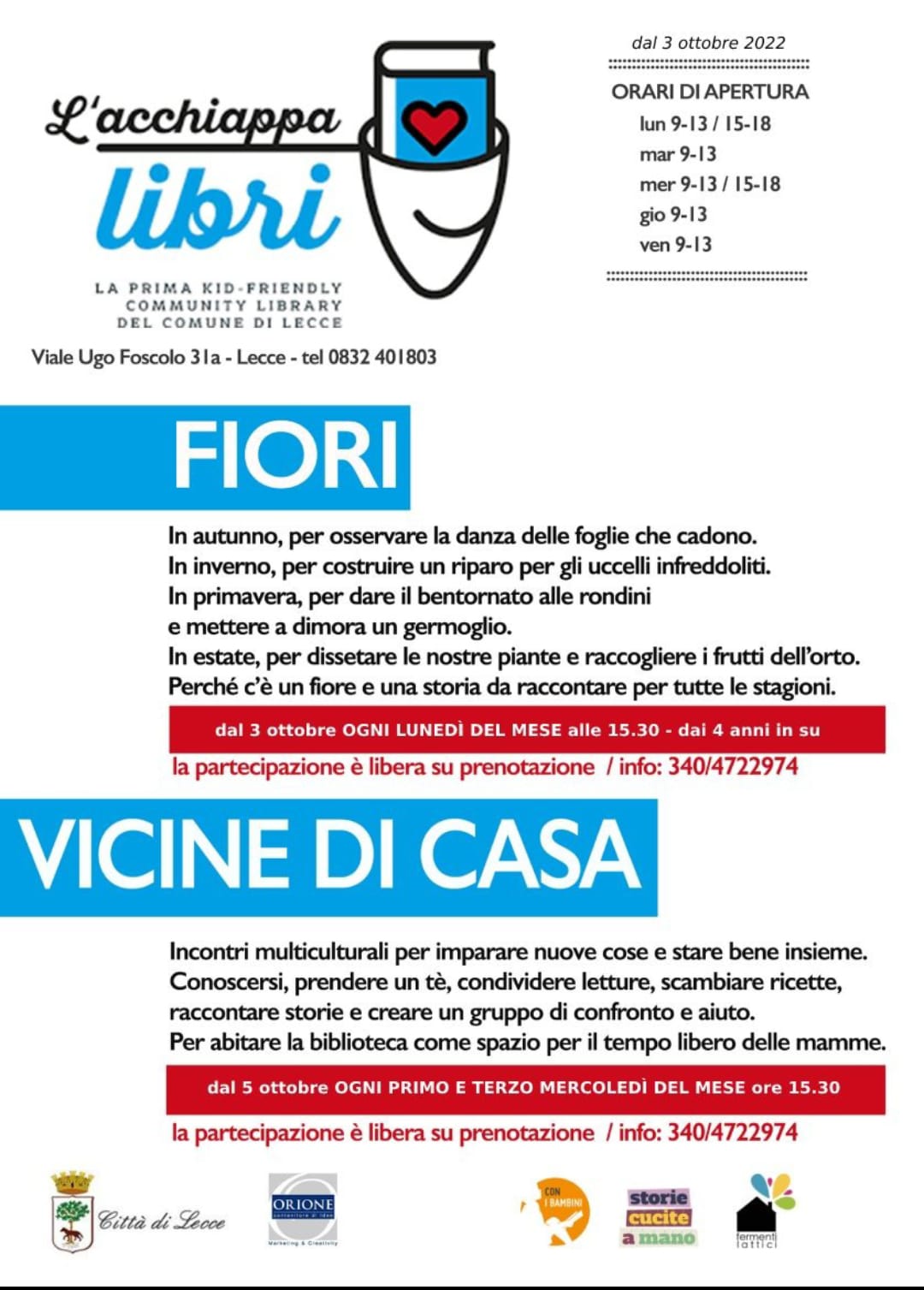 Featured image for “L’Acchiappalibri – FIORI”