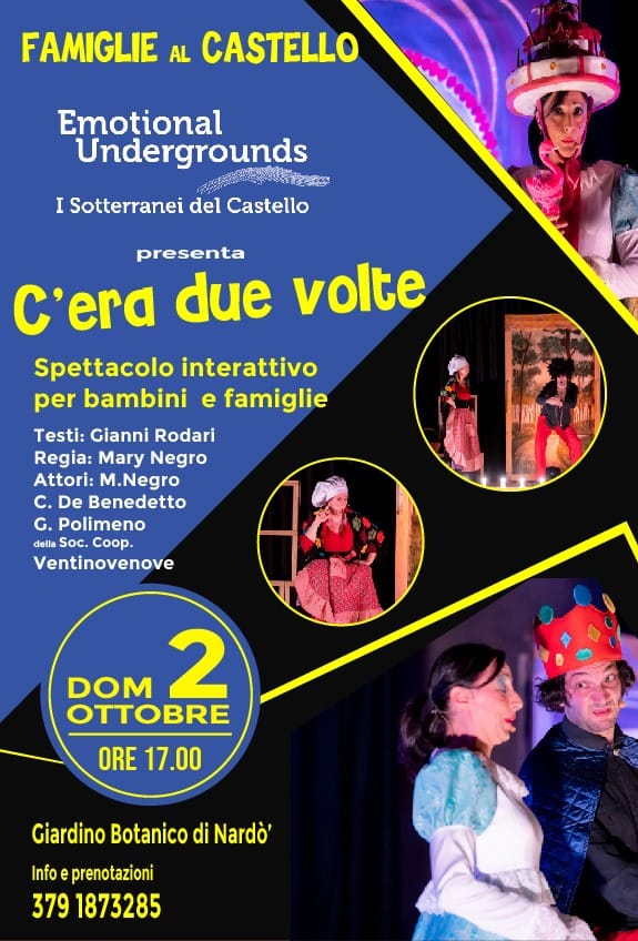 Featured image for “C’ERA DUE VOLTE – Omaggio a Gianni Rodari”