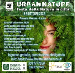 foresta urbana lecce - urban nature 2022